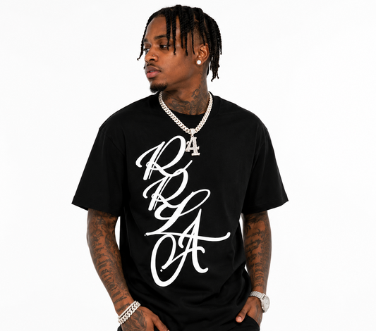 Cursive Tee - Black