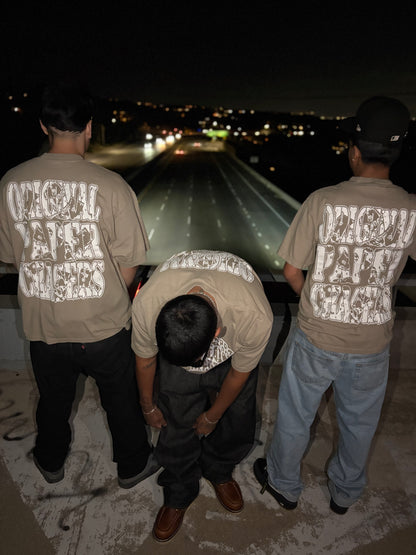 “ORIGINAL PAPER CHASERS” OATMEAL T-SHIRT