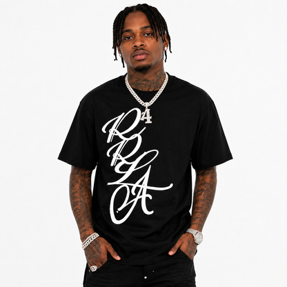 Cursive Tee - Black