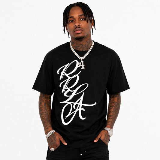 Cursive Tee - Black