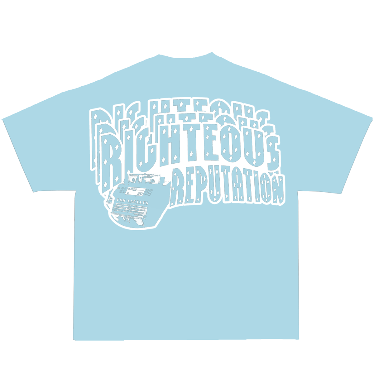 “ORIGINAL PAPER CHASERS”  BABY BLUE T-SHIRT