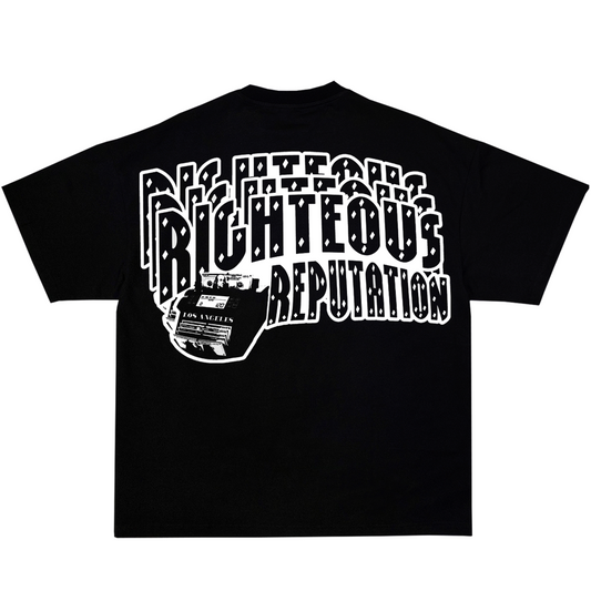 “ORIGINAL PAPER CHASERS” BLACK T-SHIRT