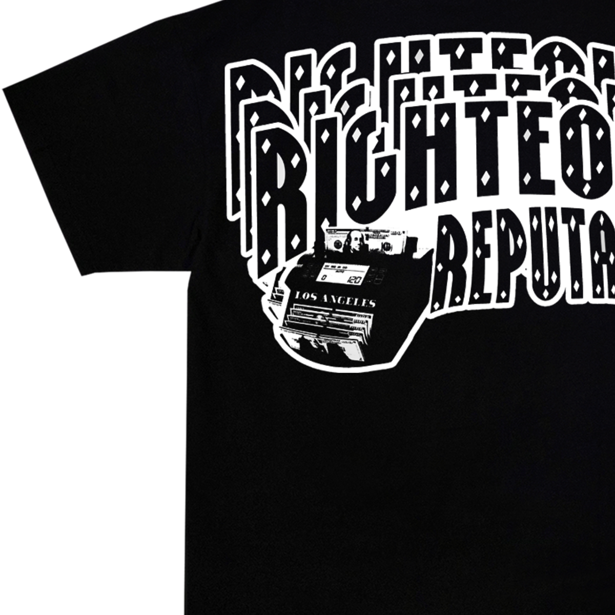 “ORIGINAL PAPER CHASERS” BLACK T-SHIRT