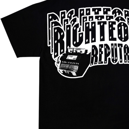 “ORIGINAL PAPER CHASERS” BLACK T-SHIRT