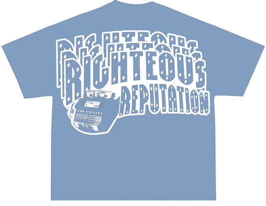 “ORIGINAL PAPER CHASERS”  BABY BLUE T-SHIRT